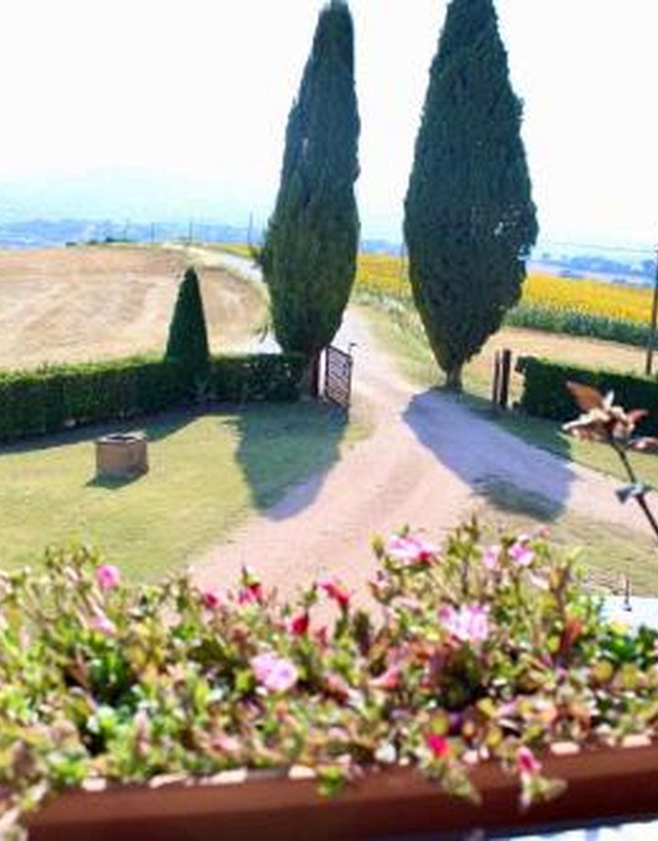 Giardino e paesaggio attorno al casale