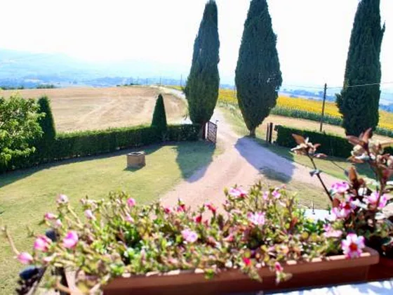 Giardino attorno al casale