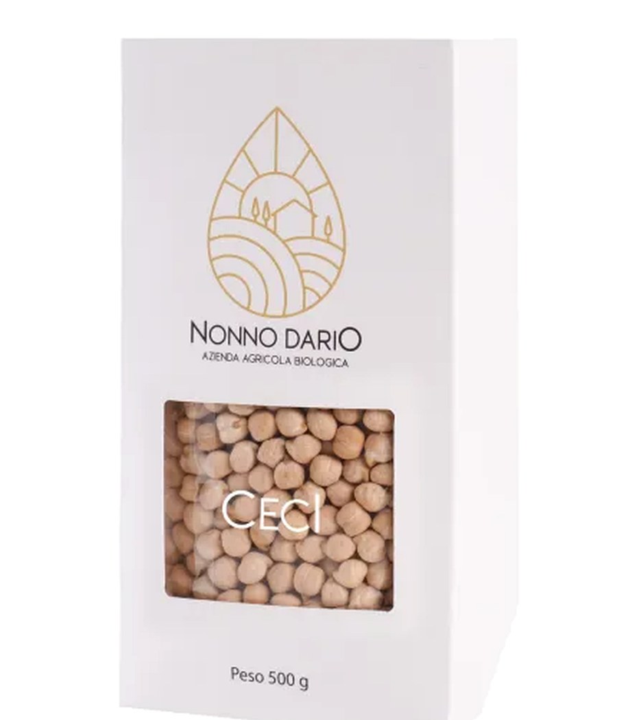 Confezione di ceci biologici Nonno Dario